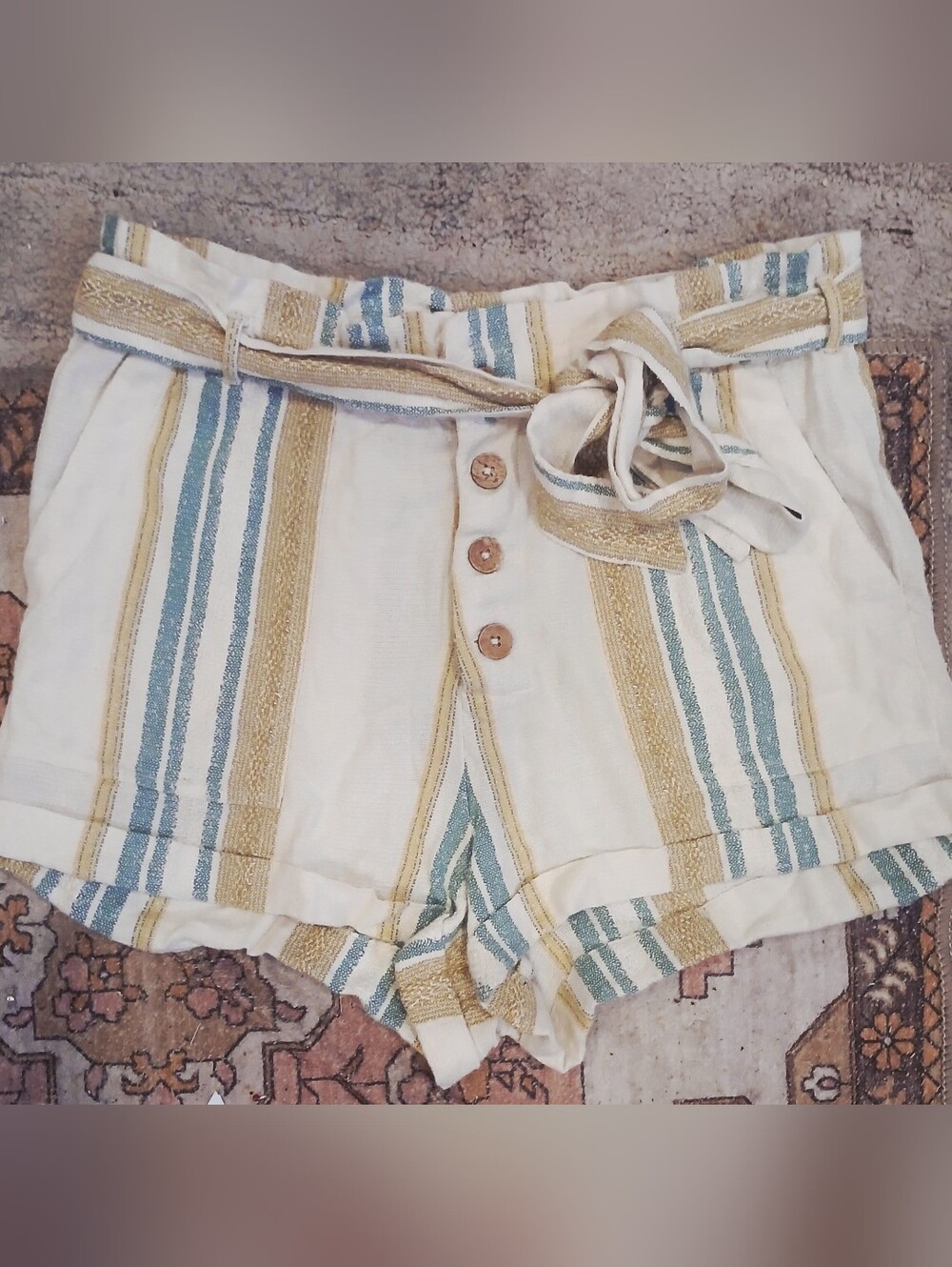 RipCurl Linen Beach Shorts